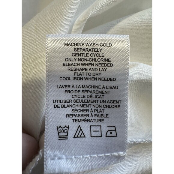 by Stacy London Women's Top Sz XXS Core Poplin Button-Front White A662035 - Picture 10 of 11
